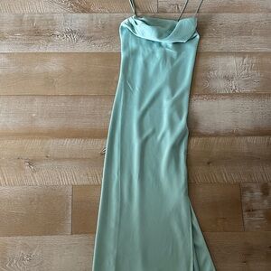 Banana Republic Strapless Seafoam Dress